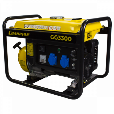 Бензиновый генератор Champion GG3300 МОТОУДАЧА. Магазин мототехники и садового инвентаря с доставкой по всей России