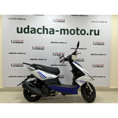 Скутер CORSA BY49QT-2A 49см3 (150) (Сине-Белый) МОТОУДАЧА. Магазин мототехники и садового инвентаря с доставкой по всей России
