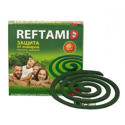 Спирали антимоскитные "Рефтамид" (10 шт.)/60/ МОТОУДАЧА. Магазин мототехники и садового инвентаря с доставкой по всей России