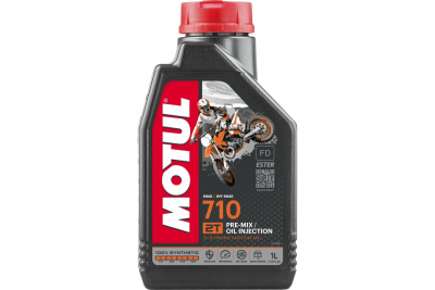 MOTUL 710 2T 1л  100% синт. Для 2Т мототехн. (масло моторн.) МОТОУДАЧА. Магазин мототехники и садового инвентаря с доставкой по всей России