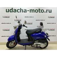 Скутер VENTO RETRO 49cc (150) сигнализация (99кг/100кг) Синий матовый МОТОУДАЧА. Магазин мототехники и садового инвентаря с доставкой по всей России