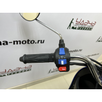 Скутер VENTO RETRO 49cc (150) сигнализация (99кг/100кг) Синий матовый МОТОУДАЧА. Магазин мототехники и садового инвентаря с доставкой по всей России