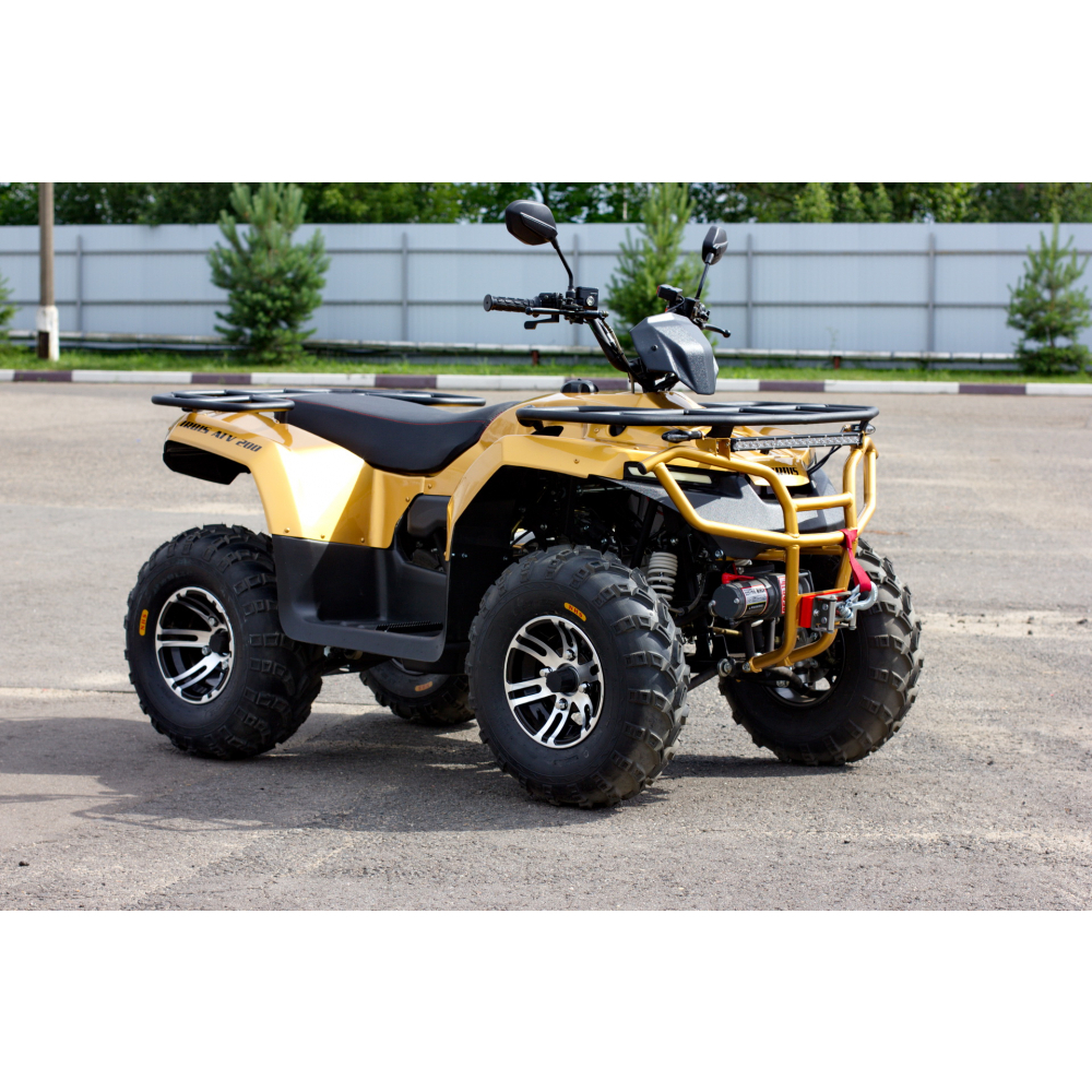 Квадроцикл IRBIS ATV 200 (Желтый) Двигатель 1P62F с балансирным валом, мощностью 12л.с. МОТОУДАЧА. Магазин мототехники и садового инвентаря с доставкой по всей России