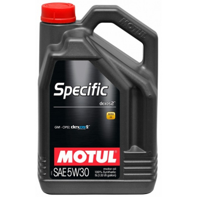 MOTUL SPECIFIC DEXOS2 5w30 5л 100% синт. GM, OPEL Chvrolet (Масло моторное) МОТОУДАЧА. Магазин мототехники и садового инвентаря с доставкой по всей России