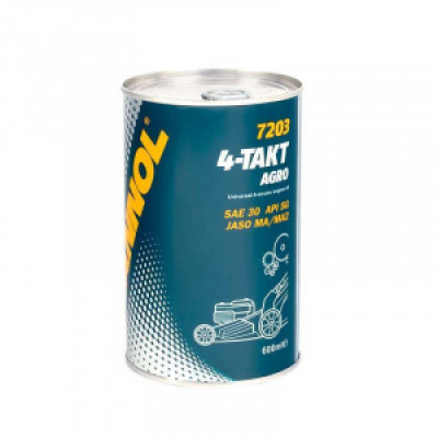 MANNOL 7203 4-Takt Agro SAE 30 / Масло моторное минеральное 600 мл. МЕТАЛЛ МОТОУДАЧА. Магазин мототехники и садового инвентаря с доставкой по всей России