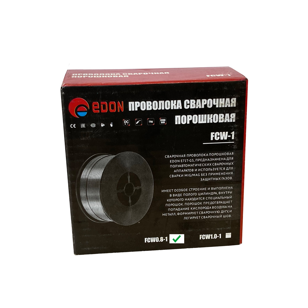 Сварочная проволока порошковая Edon FCW0.8-1 МОТОУДАЧА. Магазин мототехники и садового инвентаря с доставкой по всей России