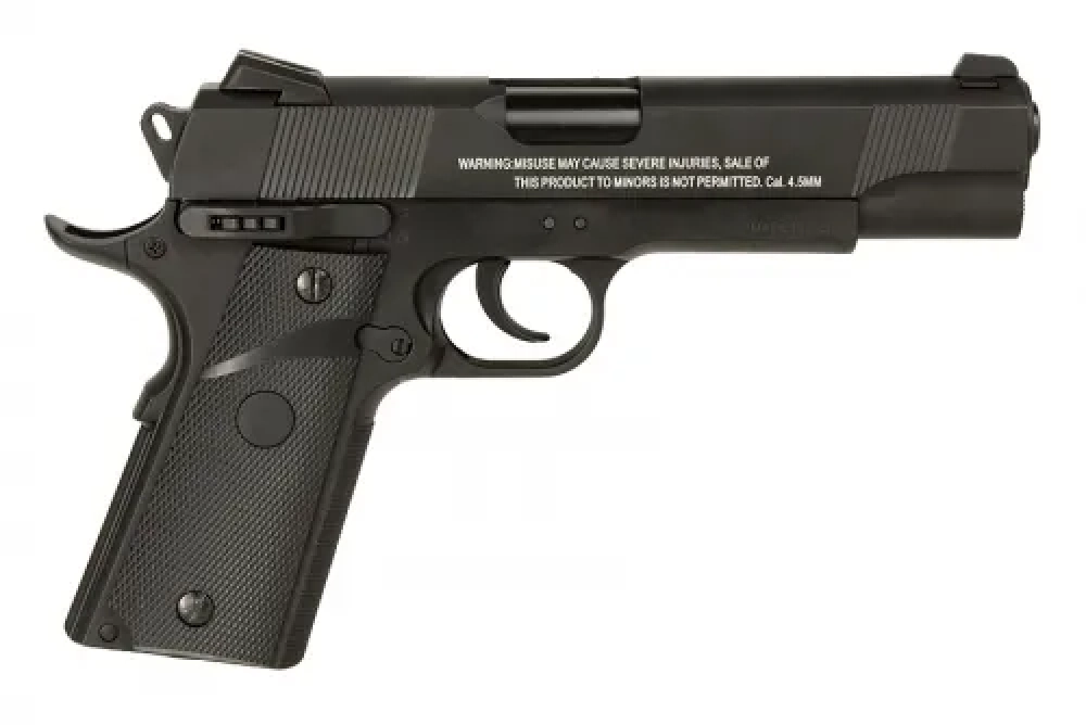 Пистолет пневматический STALKER S1911RD МОТОУДАЧА. Магазин мототехники и садового инвентаря с доставкой по всей России