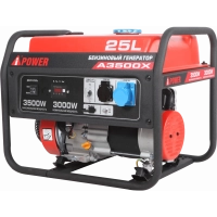 Генератор бензиновый A-iPower А3500Х                             (3кВт 230/50Гц ручной старт) МОТОУДАЧА. Магазин мототехники и садового инвентаря с доставкой по всей России