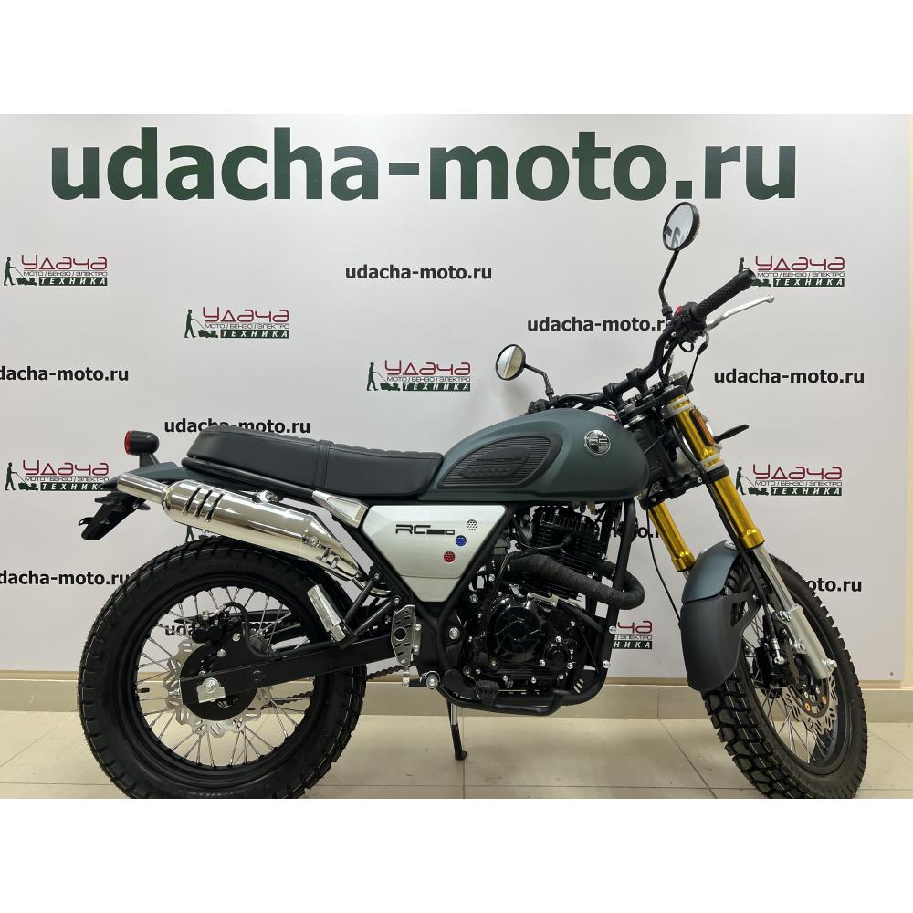 Мотоцикл Racer RC250CK-A Triumph (темно-зеленый) (Россия) МОТОУДАЧА. Магазин мототехники и садового инвентаря с доставкой по всей России