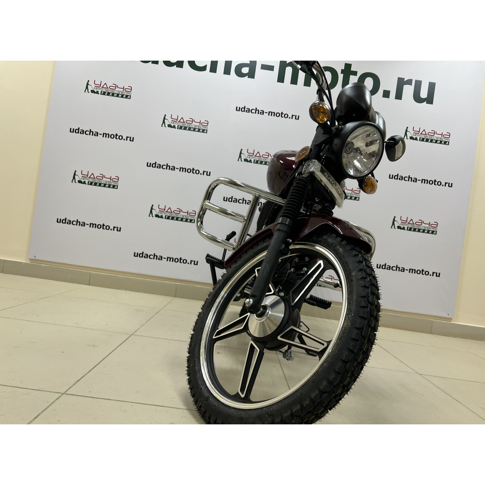 Мопед Racer RC50 Alpha + ЦПГ 125 (Бордовый) (Россия) МОТОУДАЧА. Магазин мототехники и садового инвентаря с доставкой по всей России