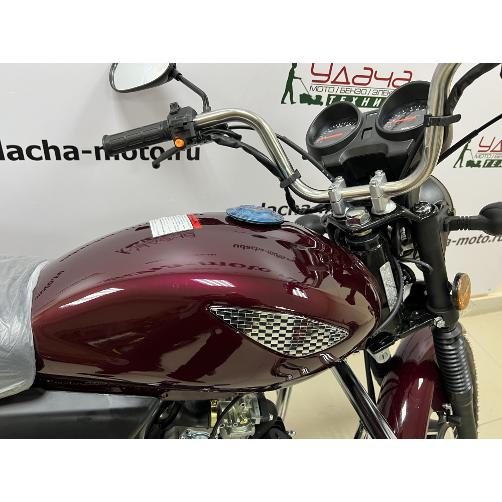 Мопед Racer RC50 Alpha + ЦПГ 125 (Бордовый) (Россия) МОТОУДАЧА. Магазин мототехники и садового инвентаря с доставкой по всей России