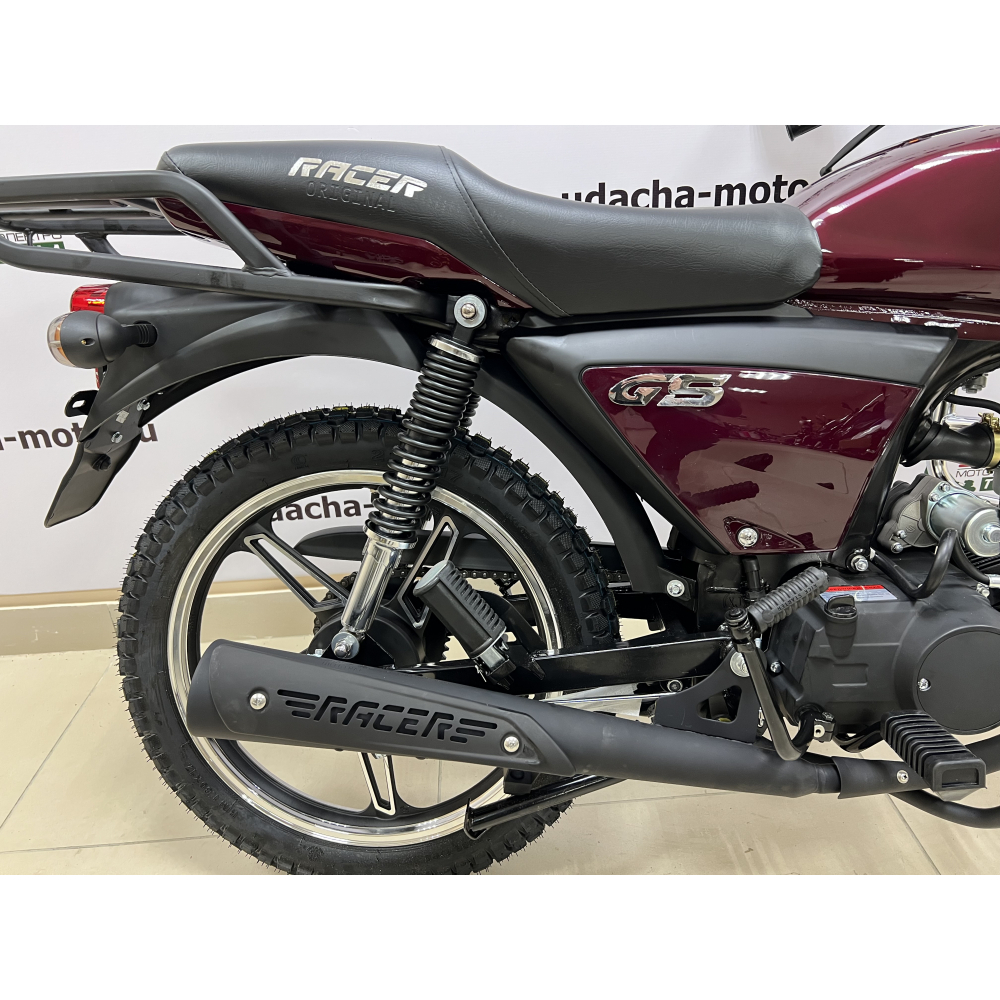 Мопед Racer RC50 Alpha + ЦПГ 125 (Бордовый) (Россия) МОТОУДАЧА. Магазин мототехники и садового инвентаря с доставкой по всей России