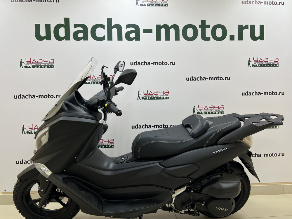 Скутер VMC (VENTO) MAX (200сс) (MATT BLACK) Чёрный матовый МОТОУДАЧА. Магазин мототехники и садового инвентаря с доставкой по всей России