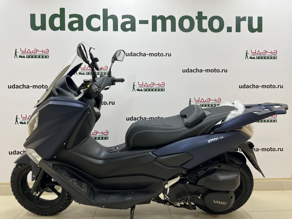 Скутер VMC (VENTO) MAX (200сс) (MATT BLACK) Чёрный матовый МОТОУДАЧА. Магазин мототехники и садового инвентаря с доставкой по всей России
