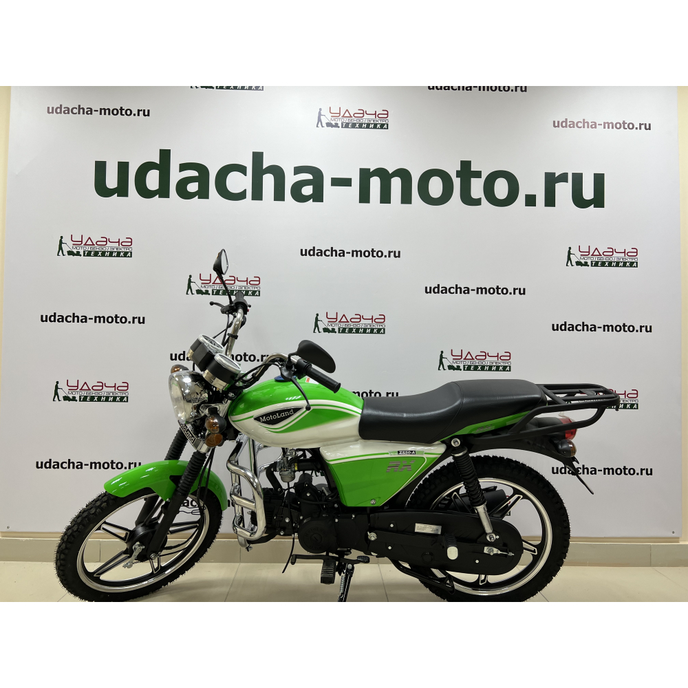 Мопед Motoland Альфа RX 11 зеленый МОТОУДАЧА. Магазин мототехники и садового инвентаря с доставкой по всей России