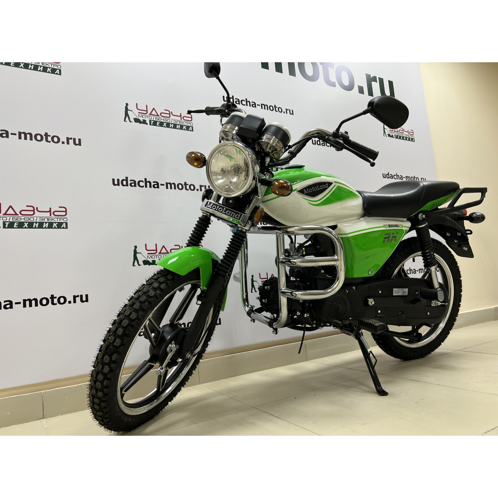 Мопед Motoland Альфа RX 11 зеленый МОТОУДАЧА. Магазин мототехники и садового инвентаря с доставкой по всей России