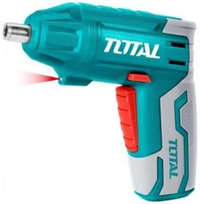 Аккумуляторная отвертка TOTAL TSDLI0402 блистер 4V 1/4" 4N.m 180/min с подсветкой (10 шт/кор) МОТОУДАЧА. Магазин мототехники и садового инвентаря с доставкой по всей России
