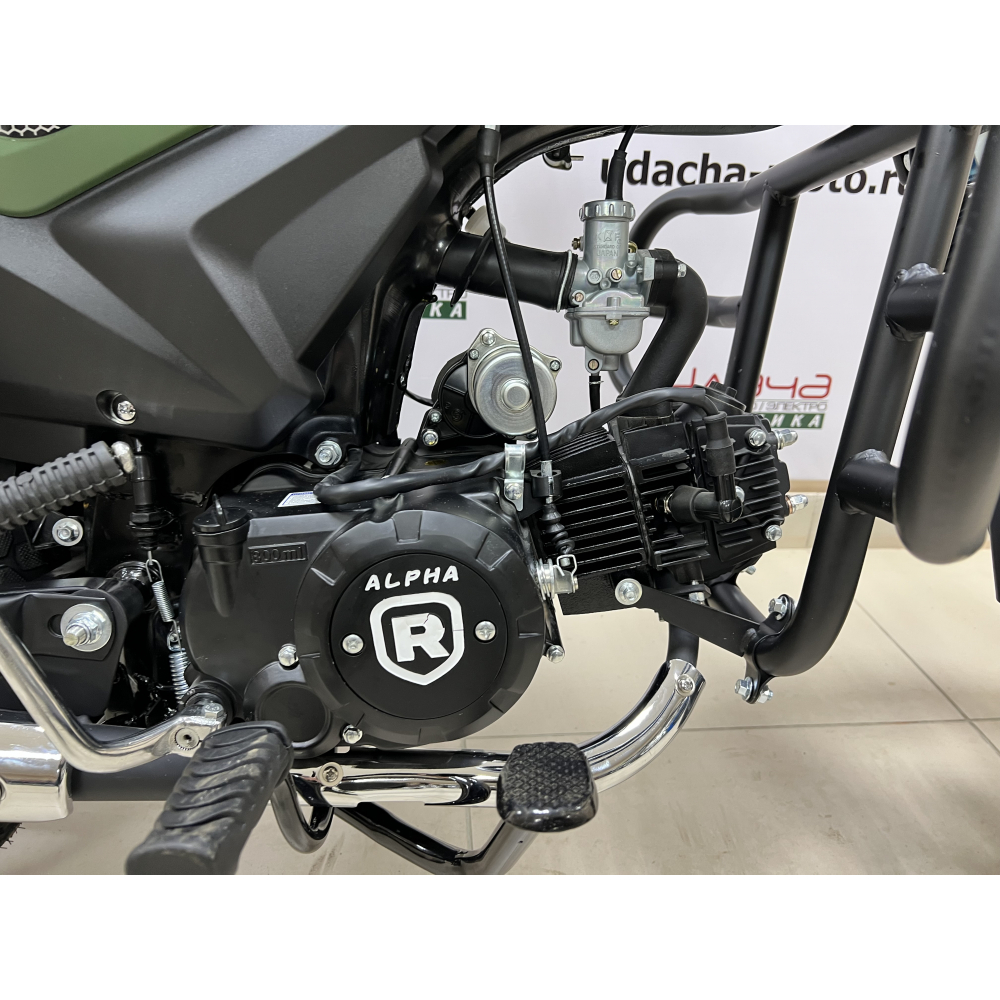 Мопед ROCKOT ALPHA TOURIST M-11 (зеленый матовый) МОТОУДАЧА. Магазин мототехники и садового инвентаря с доставкой по всей России
