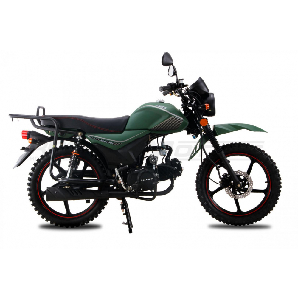 Мопед ROCKOT ALPHA OFFROAD M-12 (зеленый матовый) МОТОУДАЧА. Магазин мототехники и садового инвентаря с доставкой по всей России