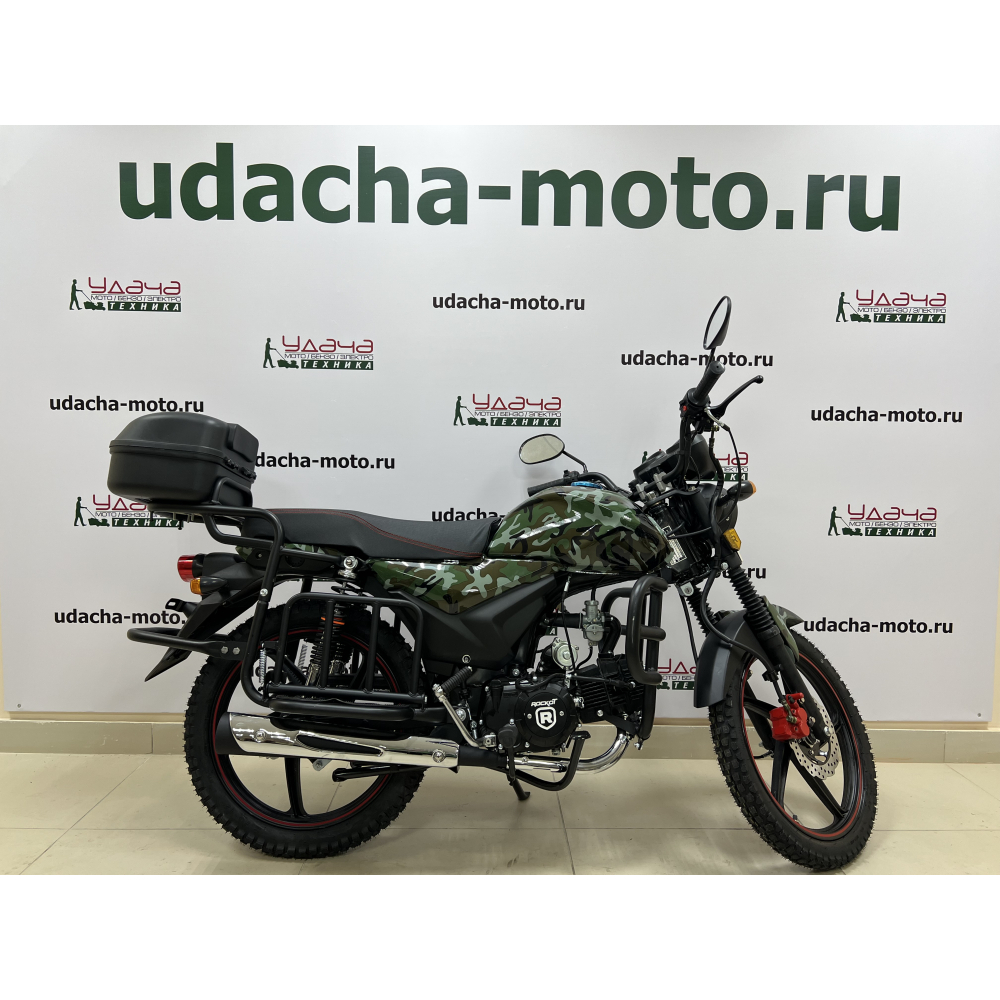 Мопед ROCKOT ALPHA TOURIST M-12 (камуфляж глянцевый) МОТОУДАЧА. Магазин мототехники и садового инвентаря с доставкой по всей России