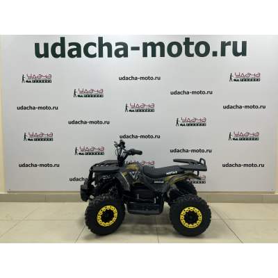 Комплект квадроцикла GRIZLIK MINI E1000 BW motax чёрный-жёлтый камуфляж МОТОУДАЧА. Магазин мототехники и садового инвентаря с доставкой по всей России
