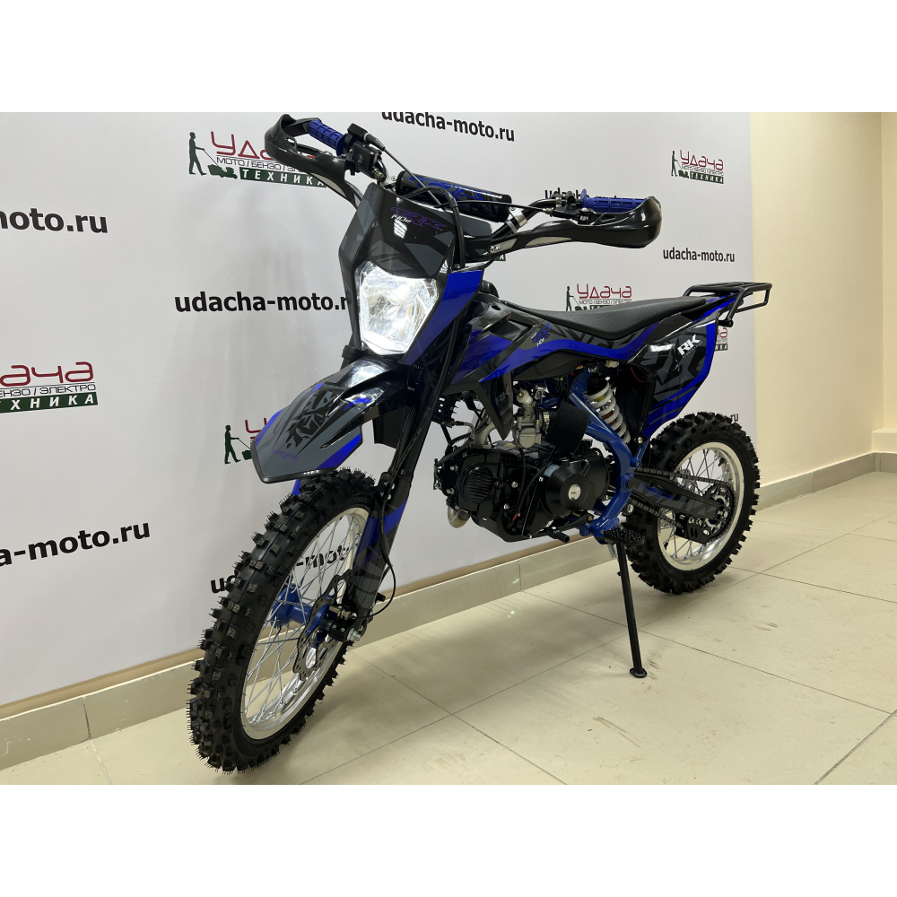 Мотоцикл Racer TRX140E Pitbike (синий) МОТОУДАЧА. Магазин мототехники и садового инвентаря с доставкой по всей России