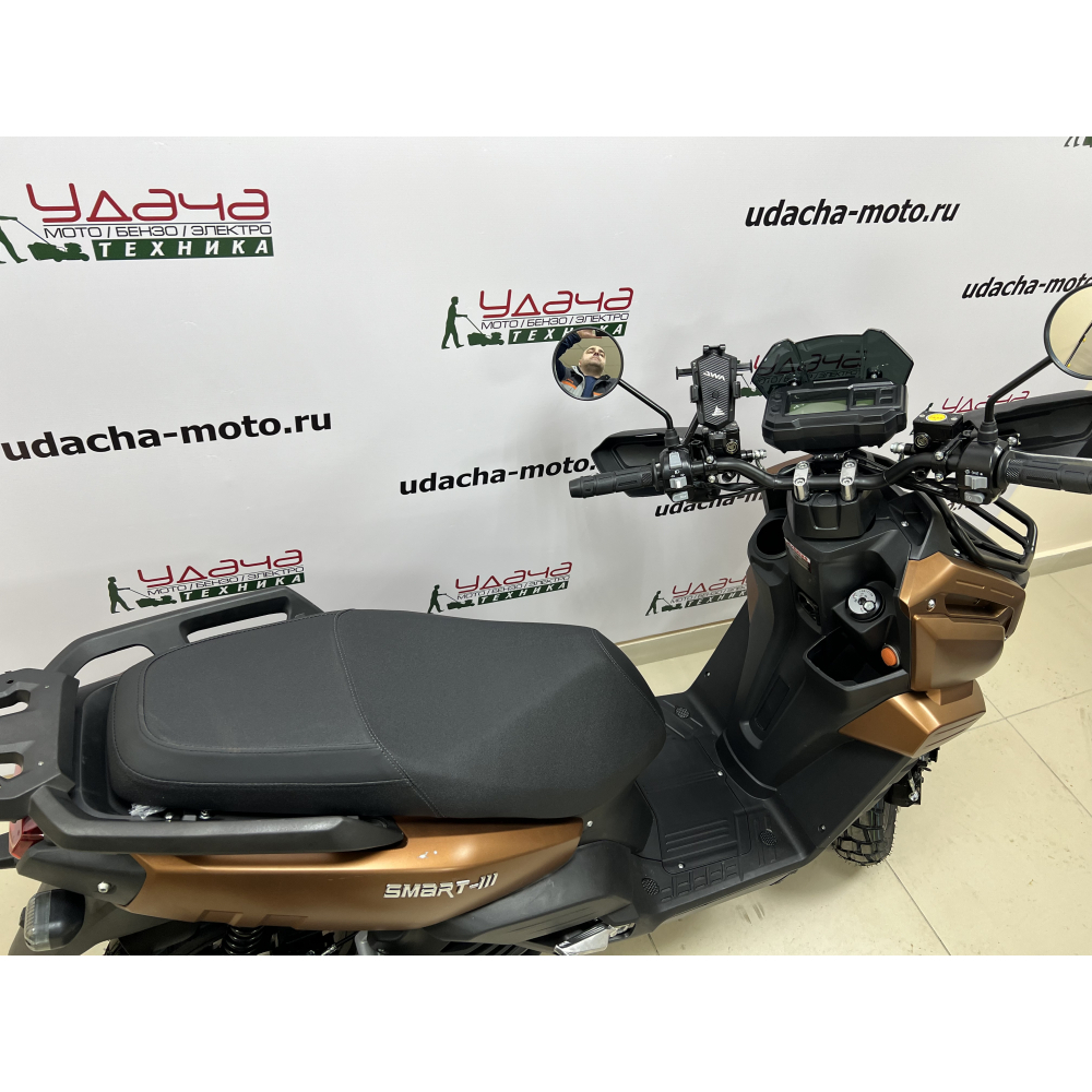 Скутер VMC SMART - III (170) Коричневый Матовый (MATT BROWN) МОТОУДАЧА. Магазин мототехники и садового инвентаря с доставкой по всей России