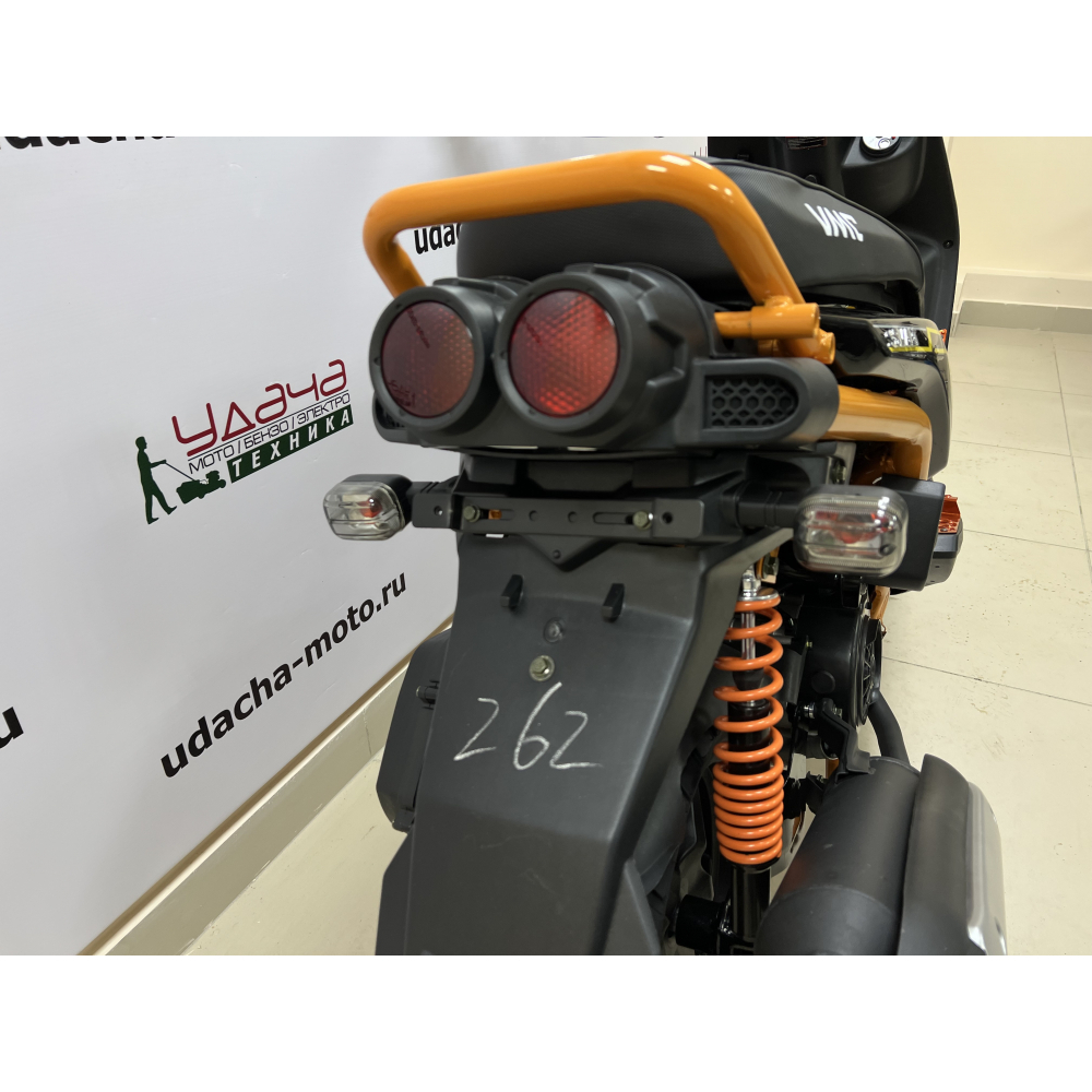 Скутер VMC (VENTO) SMART 49cc (150) (YAMAHA BWS REPLICA сигнализация) (BLACK/ORANGE) Оранжевый МОТОУДАЧА. Магазин мототехники и садового инвентаря с доставкой по всей России