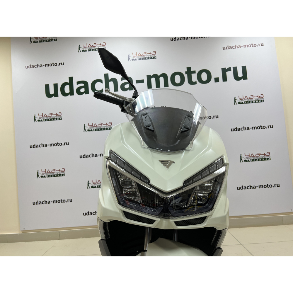 Скутер VMC PCX (200) (MATT WHIITE/MATT BLUE/MATT BLACK) Белый МОТОУДАЧА. Магазин мототехники и садового инвентаря с доставкой по всей России