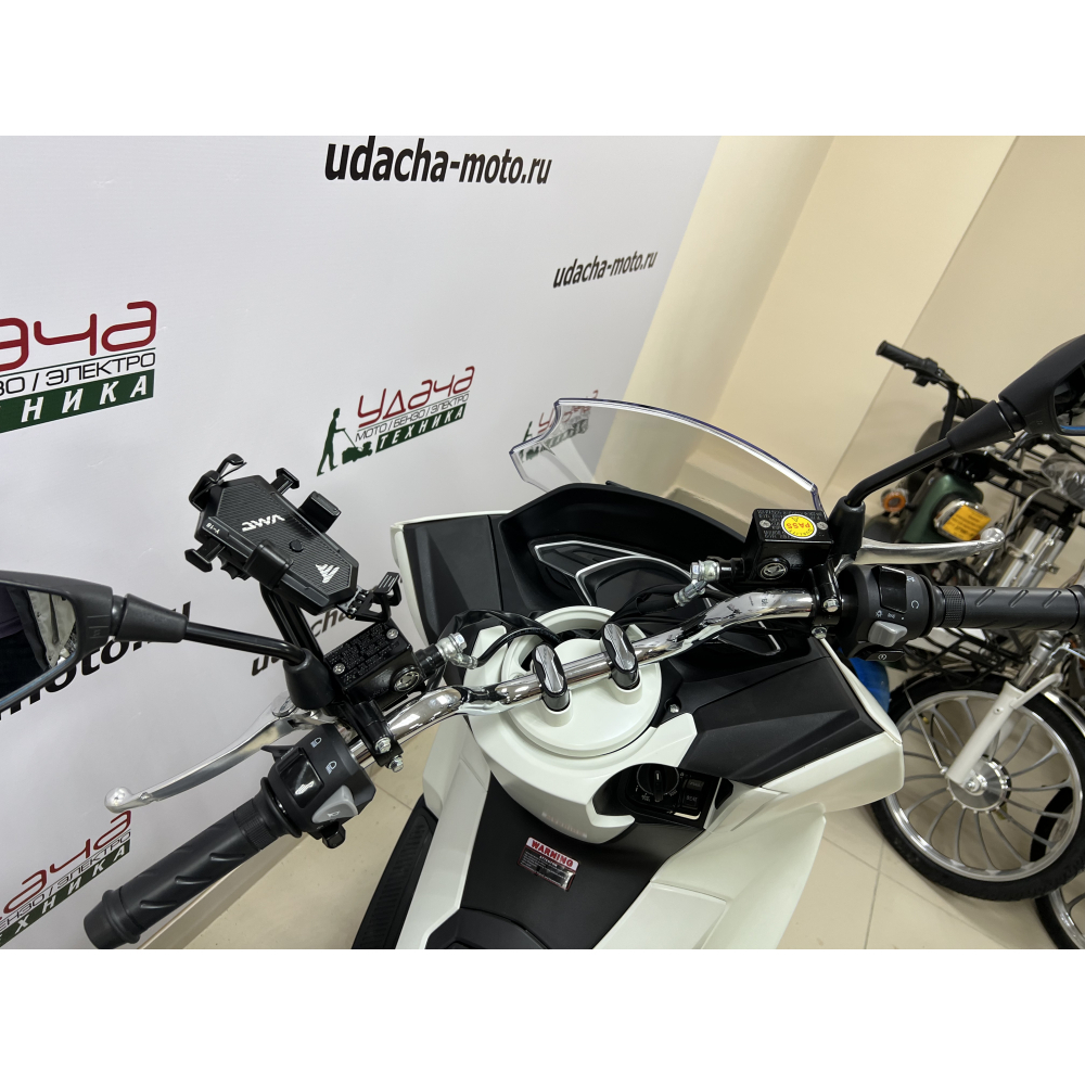 Скутер VMC PCX (200) (MATT WHIITE/MATT BLUE/MATT BLACK) Белый МОТОУДАЧА. Магазин мототехники и садового инвентаря с доставкой по всей России