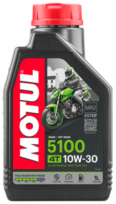 MOTUL 5100 4T (MA2) 10w30 (Масло моторное для 4Т мотоц.) МОТОУДАЧА. Магазин мототехники и садового инвентаря с доставкой по всей России