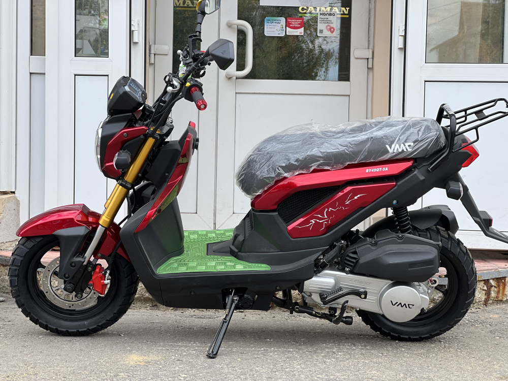 Скутер VMC (VENTO) NAKED 49cc (150) (HONDA ZOOMER REPLICA сигнализация) (КРАСНЫЙ) МОТОУДАЧА. Магазин мототехники и садового инвентаря с доставкой по всей России