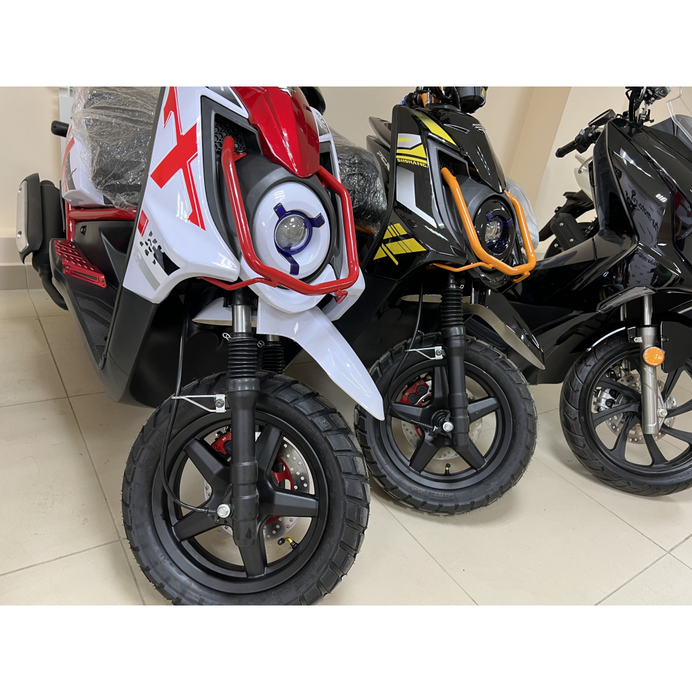 Скутер VMC (VENTO) SMART 49cc (150) (YAMAHA BWS REPLICA сигнализация) Бело-красный МОТОУДАЧА. Магазин мототехники и садового инвентаря с доставкой по всей России