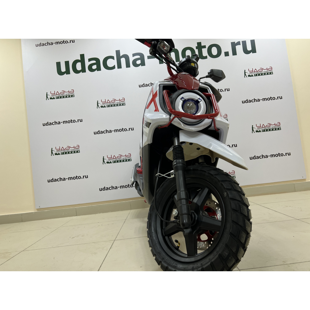 Скутер VMC (VENTO) SMART 49cc (150) (YAMAHA BWS REPLICA сигнализация) Бело-красный МОТОУДАЧА. Магазин мототехники и садового инвентаря с доставкой по всей России