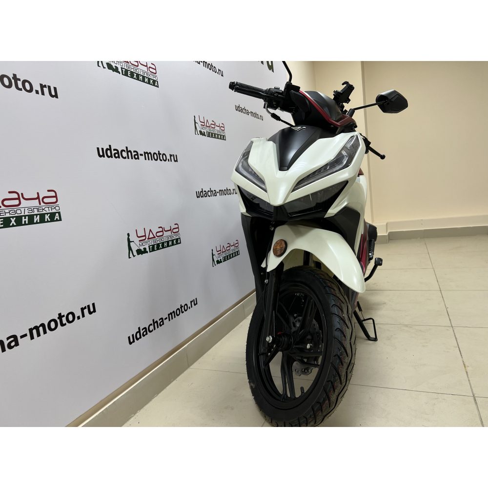 Скутер VMC (VENTO) INFERNO (150cc) БЕЗ ПТС (MATT WHIITE MATT  RED/MATT BLACK) БЕЛЫЙ КРАСНЫЙ МОТОУДАЧА. Магазин мототехники и садового инвентаря с доставкой по всей России