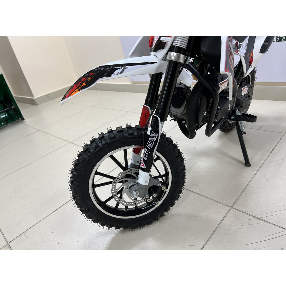 Комплект мотоцикла MINICROSS 50 PS (мех.стартер) черный-белый-красный МОТОУДАЧА. Магазин мототехники и садового инвентаря с доставкой по всей России
