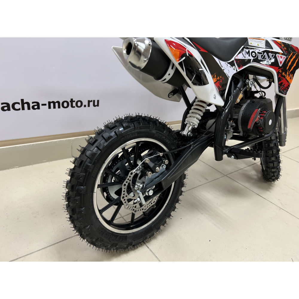Комплект мотоцикла MINICROSS 50 PS (мех.стартер) черный-белый-красный МОТОУДАЧА. Магазин мототехники и садового инвентаря с доставкой по всей России