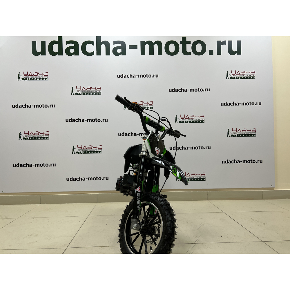 Комплект мотоцикла MINICROSS 50 ES (+электро стартер)черный-черный-зеленый МОТОУДАЧА. Магазин мототехники и садового инвентаря с доставкой по всей России