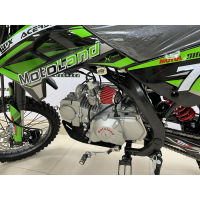 Питбайк  Motoland JX125 E зеленый МОТОУДАЧА. Магазин мототехники и садового инвентаря с доставкой по всей России