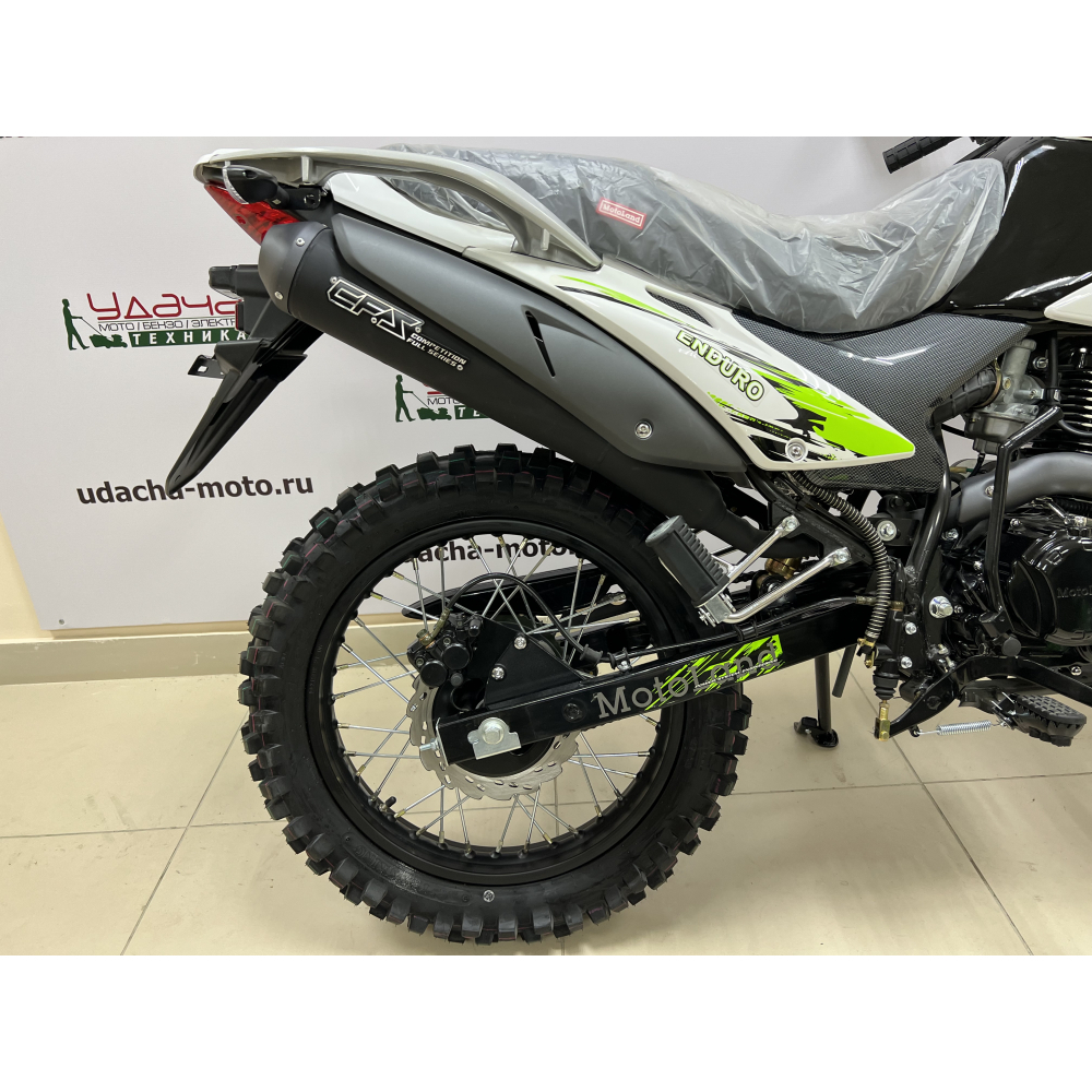 Мотоцикл Motoland ENDURO LT (XL250-A) (XL250-B) (172FMM) зеленый МОТОУДАЧА. Магазин мототехники и садового инвентаря с доставкой по всей России