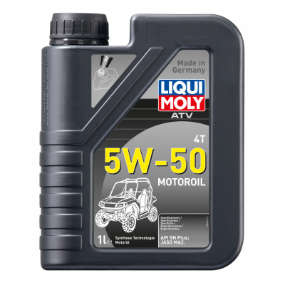 20737 LiquiMoly НС-синт. мот.масло д/4-т.мотоц. ATV 4T Motoroil 5W-50 SN MA2 (1л) МОТОУДАЧА. Магазин мототехники и садового инвентаря с доставкой по всей России