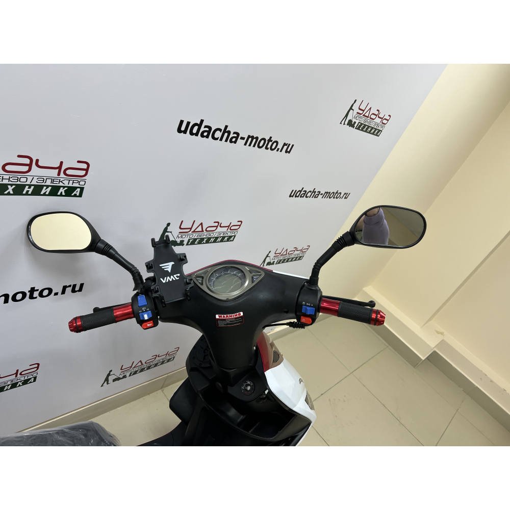 Скутер CORSA BY49QT-2A 49см3 (150) сигнализация Красно-белый МОТОУДАЧА. Магазин мототехники и садового инвентаря с доставкой по всей России