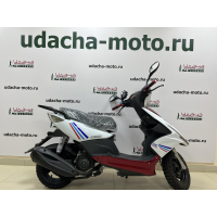 Скутер CORSA BY49QT-2A 49см3 (150) сигнализация Красно-белый МОТОУДАЧА. Магазин мототехники и садового инвентаря с доставкой по всей России