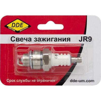 Свеча зажигания DDE - JR9 (Champion RJ19LM, Bosch WR11EO, NGK BR2LM) "Эльф", "Тролль", все газонокос МОТОУДАЧА. Магазин мототехники и садового инвентаря с доставкой по всей России