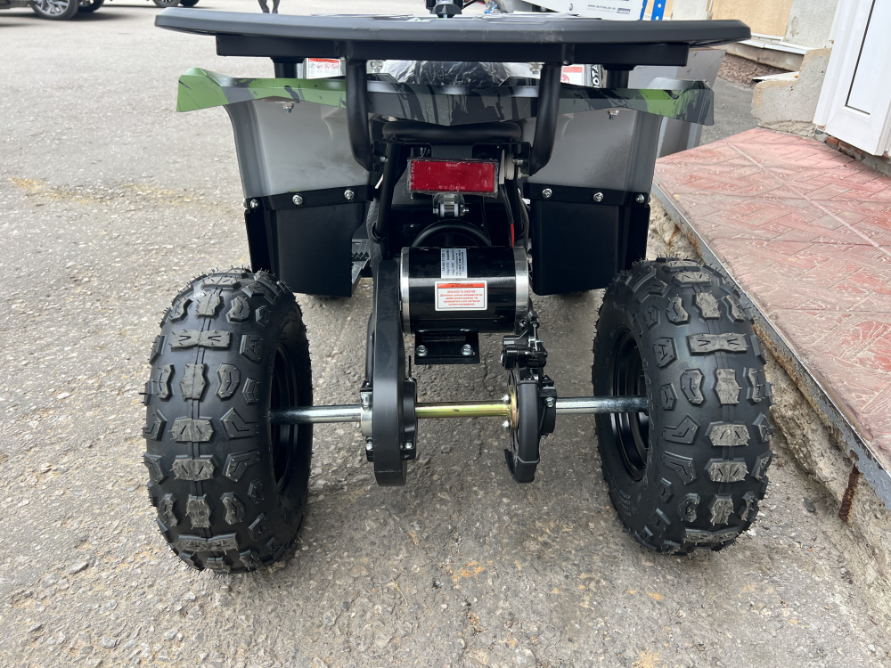 Комплект квадроцикла GRIZLIK MINI E1000 BW motax черный-зелёный камуфляж МОТОУДАЧА. Магазин мототехники и садового инвентаря с доставкой по всей России