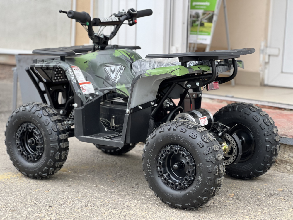 Комплект квадроцикла GRIZLIK MINI E1000 BW motax черный-зелёный камуфляж МОТОУДАЧА. Магазин мототехники и садового инвентаря с доставкой по всей России