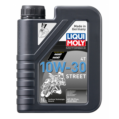 2526 LiquiMoly НС-синт.мот.маслод/4-т.мотоц. Motorbike 4T Street 10W-30 SL;MA-2(1л) МОТОУДАЧА. Магазин мототехники и садового инвентаря с доставкой по всей России