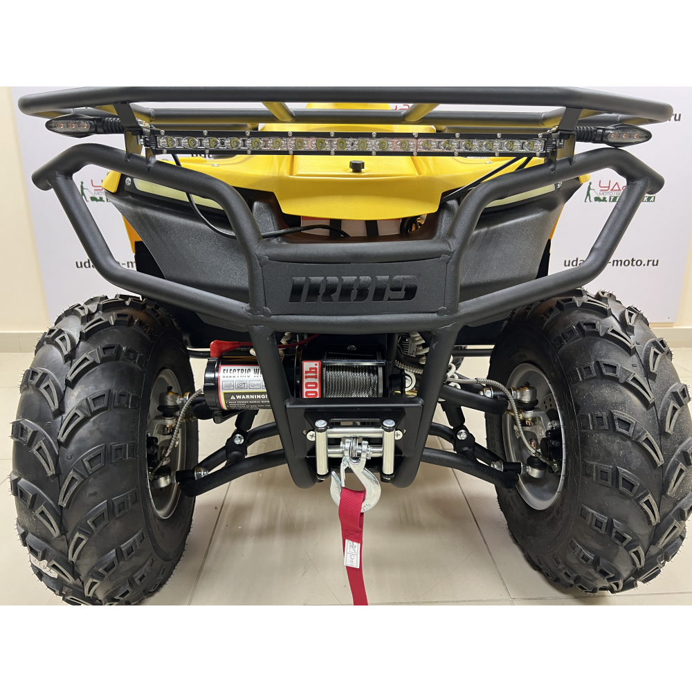 Квадроцикл IRBIS ATV 200 LUX (Желтый) С лебёдкой МОТОУДАЧА. Магазин мототехники и садового инвентаря с доставкой по всей России