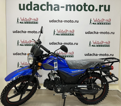 Мопед ROCKOT ALPHA OFFROAD M-12 (синий глянцевый) МОТОУДАЧА. Магазин мототехники и садового инвентаря с доставкой по всей России