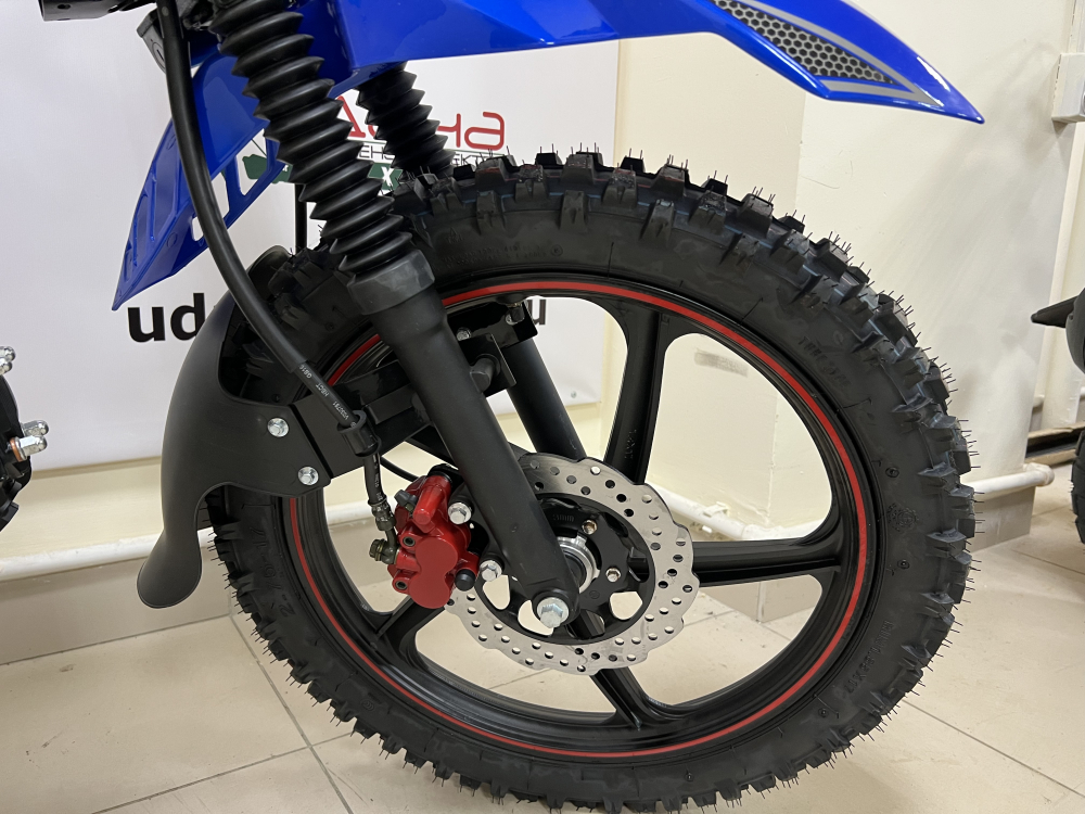 Мопед ROCKOT ALPHA OFFROAD M-12 (синий глянцевый) МОТОУДАЧА. Магазин мототехники и садового инвентаря с доставкой по всей России
